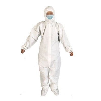 Waterproof Disposable coverall suit Safety Protective Clothing Disposable Coverall Chemical Protective Suit For Medical Use